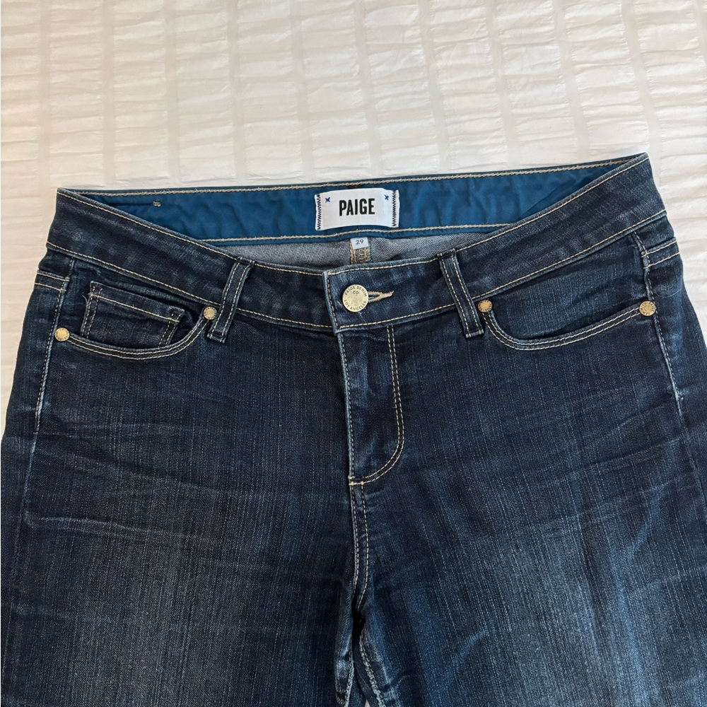 PAIGE Women's Dark Denim Jeans